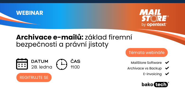 Archivace e-mailů: základ firemní bezpečnosti a právní jistoty